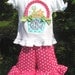 Beach Bucket Double Ruffle Capri Set