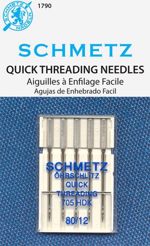 Size 12/80, Machine Needles, Schmetz Self-Thread 5pk