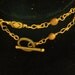 goldstone beads with copper