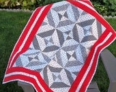 Colorful Geometric Handmade Quilt