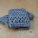 Crochet Wrist Warmers - fingerless crochet hand warmers in Grey - Gray