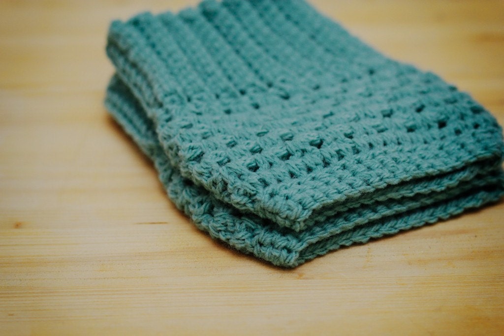 Crochet Boot Cuffs in Pastel Mint Green