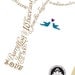 THUMBPRINT WEDDING tree. Guest book alternative. Love birds in the tree. (T1) 13x19. StudioLO2011