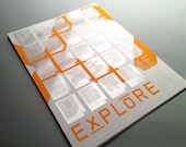 Explorations in Typography "X" poster