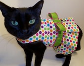 CoolCats Multicolor Polkadot Cat Dress