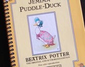 BEATRIX POTTER book journal notebook Recycled Spiral Bound Baby Bedtime Story