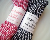 Baker's Twine - Diva Duo - Hot Pink and Black - 30 Yards