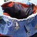 Lucky Brand Skirt now a Hippie Hobo Denim Bag