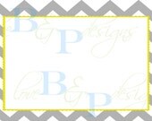 Chevron Print - Any Occasion Invitation