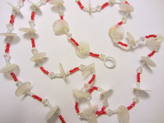 Beach Wedding Garland - Capiz Shell Garland