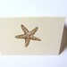 Note Cards - Mini Starfish Embossed Note Cards