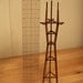 Sutro Tower 1/1000th Scale Model - Laser Cut Wood