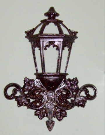 Street Lamp  Sale on 20  Off Sale Wall Street Light Lantern Vintage  Ornate Syroco