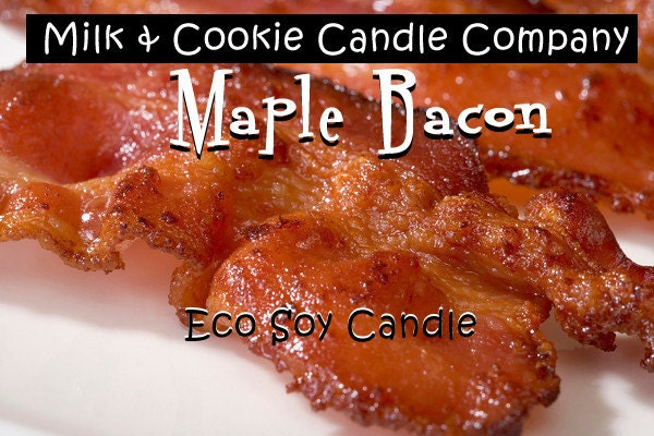 Maple Bacon Eco Soy 6 oz  Candle tin