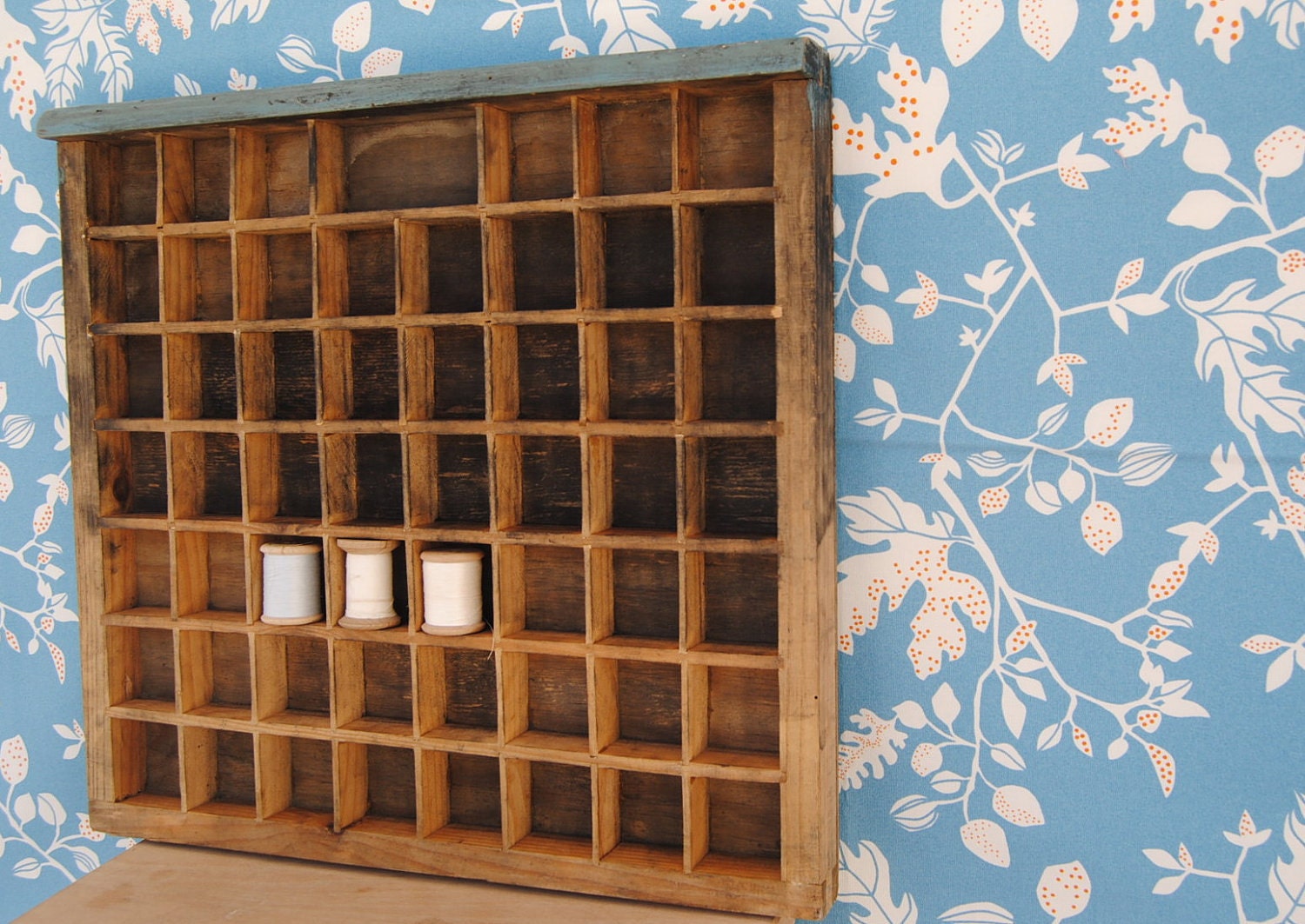 RESERVED for TANIA WILDMAN: vintage letterpress printers drawers/tray - small (k03)