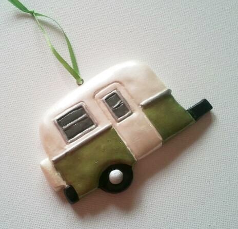 Vintage Travel Trailer Ornament