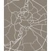 Rome City Map Art Print / Italy Map Poster Abstract Line Drawing / 8x10 Digital Print / Choose your color
