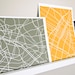 Austin Map Art City Print / University of Texas Wall Art / 8x10 / Custom colors