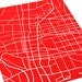 Albuquerque City Map Wall Art / College Map Poster / 8x10 / Choose any color