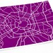 Milan City Art Map Print / Italy Poster Custom Wall Decor Graphic Illustration / 8x10 Digital Print / Choose your color