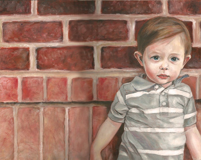 Custom Portrait Oil Painting - Perfect Father's Day Gift - 8x10