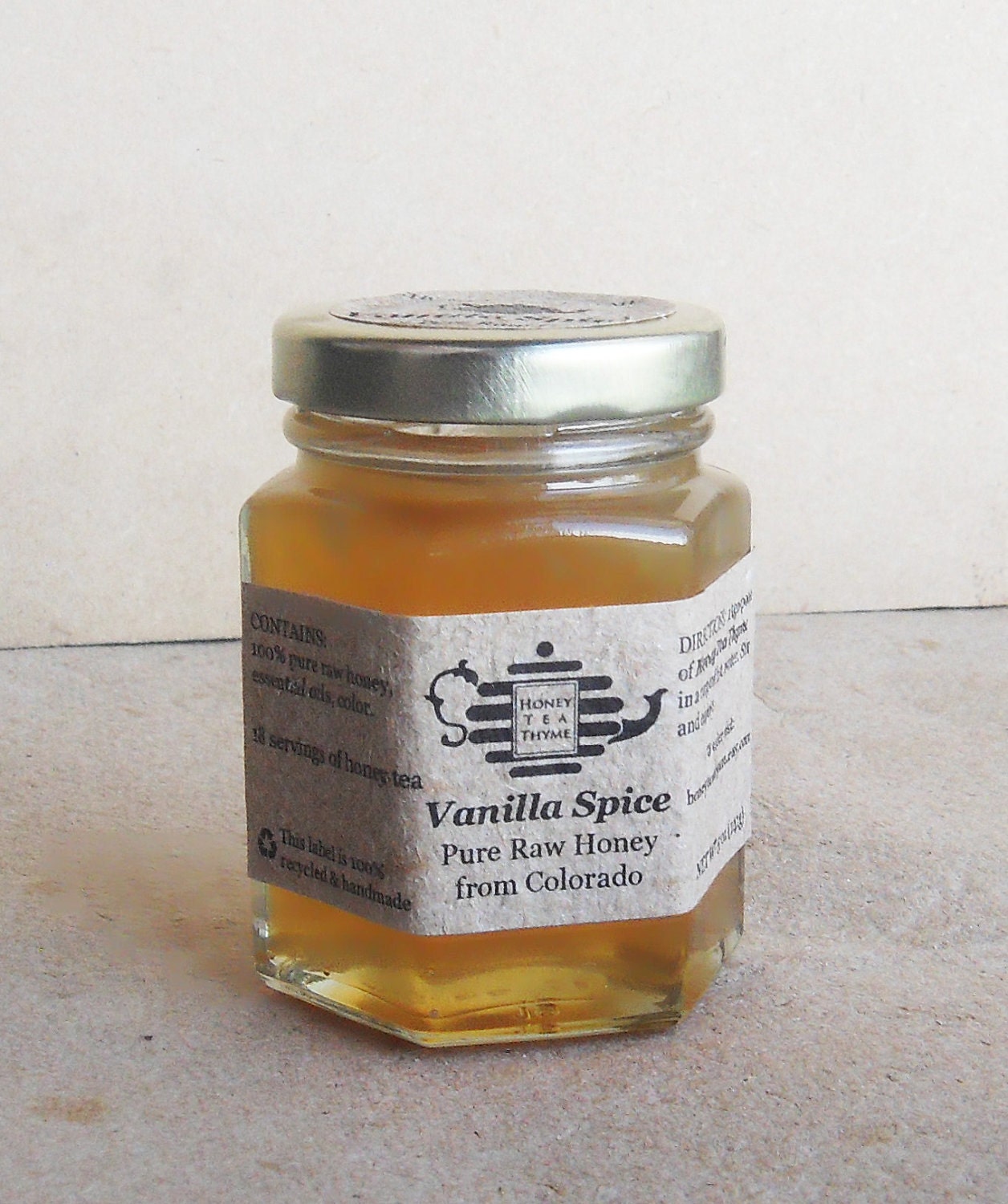 VANILLA SPICE flavored 5 oz HONEY