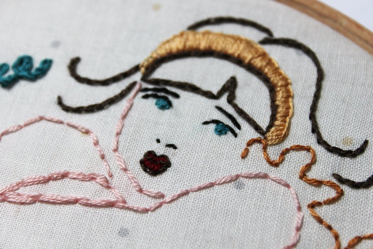 Alice in Wonderland embroidery pattern set