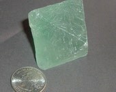 Focus Your Creative Energies - Green Fluorite Octahedron - Gemstone for Organizing - Reiki Infused Crystal - 2177