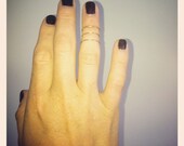 Triple layer knuckle ring - 3 gold filled knuckle wire bands.