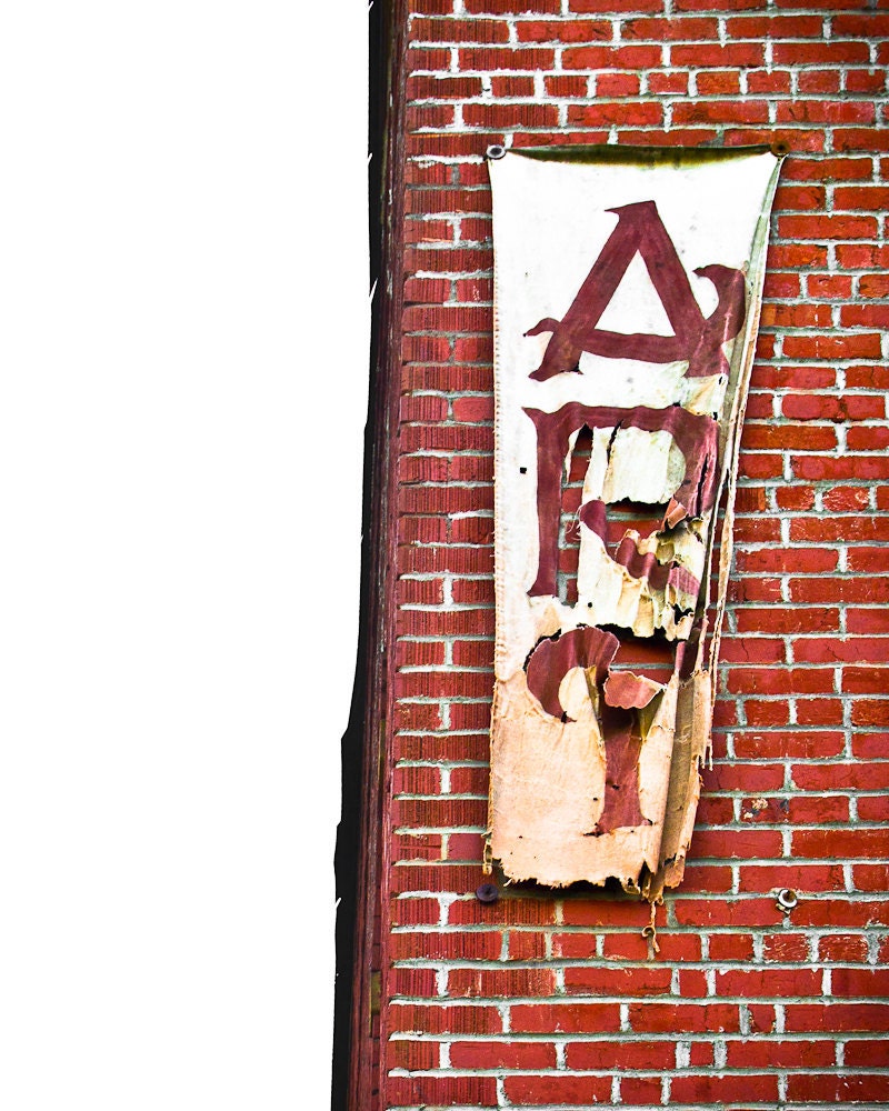 Wall Art, Gift for the Artist, Red Brick