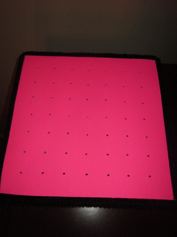 Cake Pop Stand Pink Zebra Square 8"
