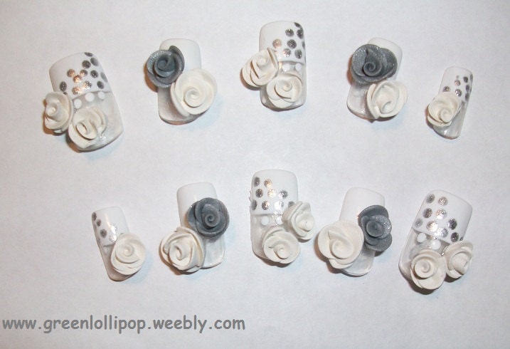 Japanese 3D Nail Art Set - Wedding Day