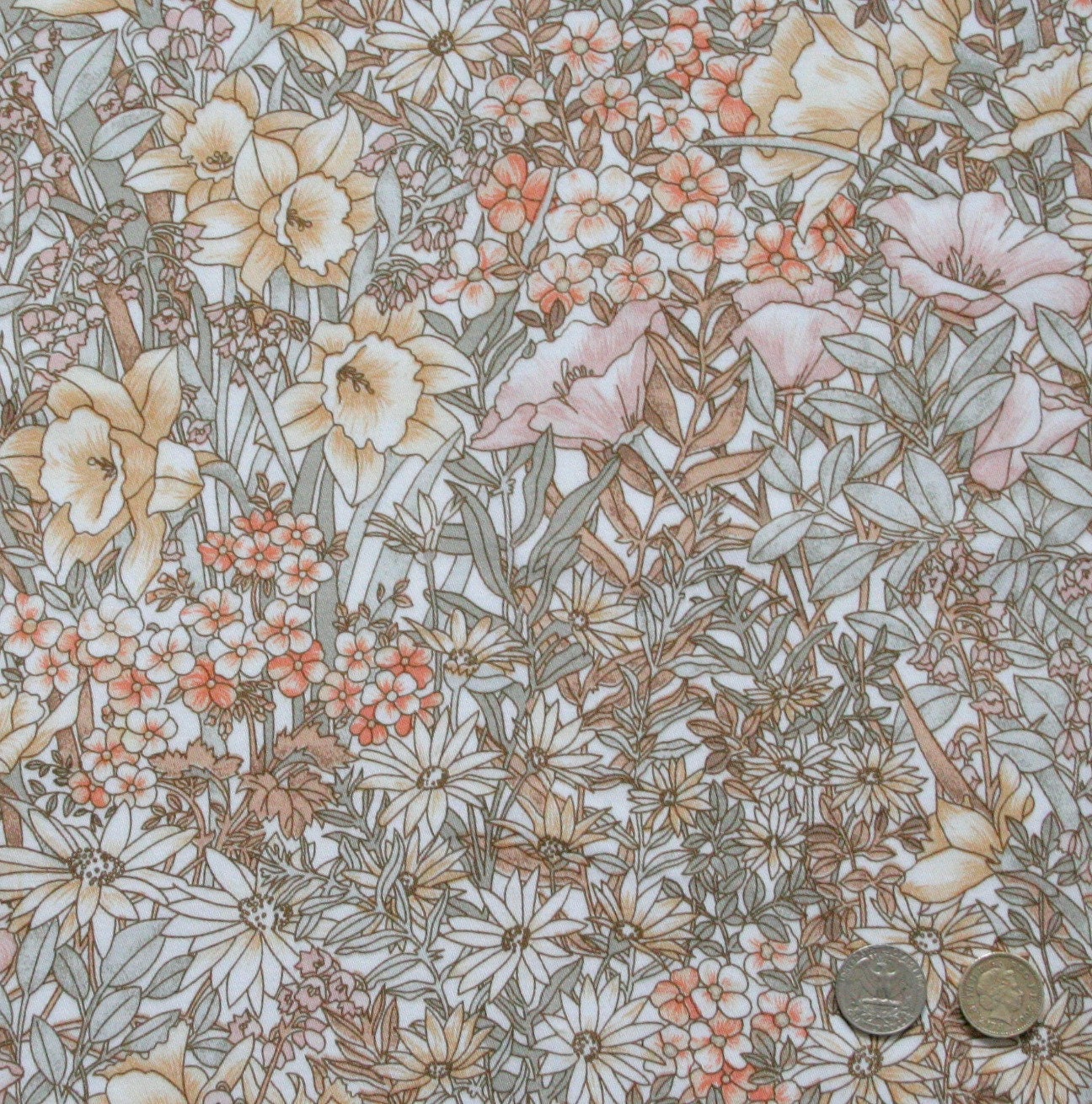 Vintage Floral Fabric