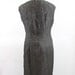Vintage 1960s Designer Metallic Crepe Cocktail Dress - Medium