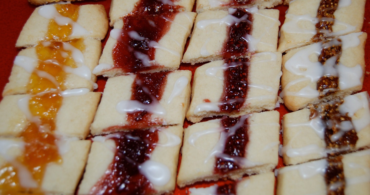 Jam Cookies Almond Iced Sampler Box Mix Flavors 4 Dz