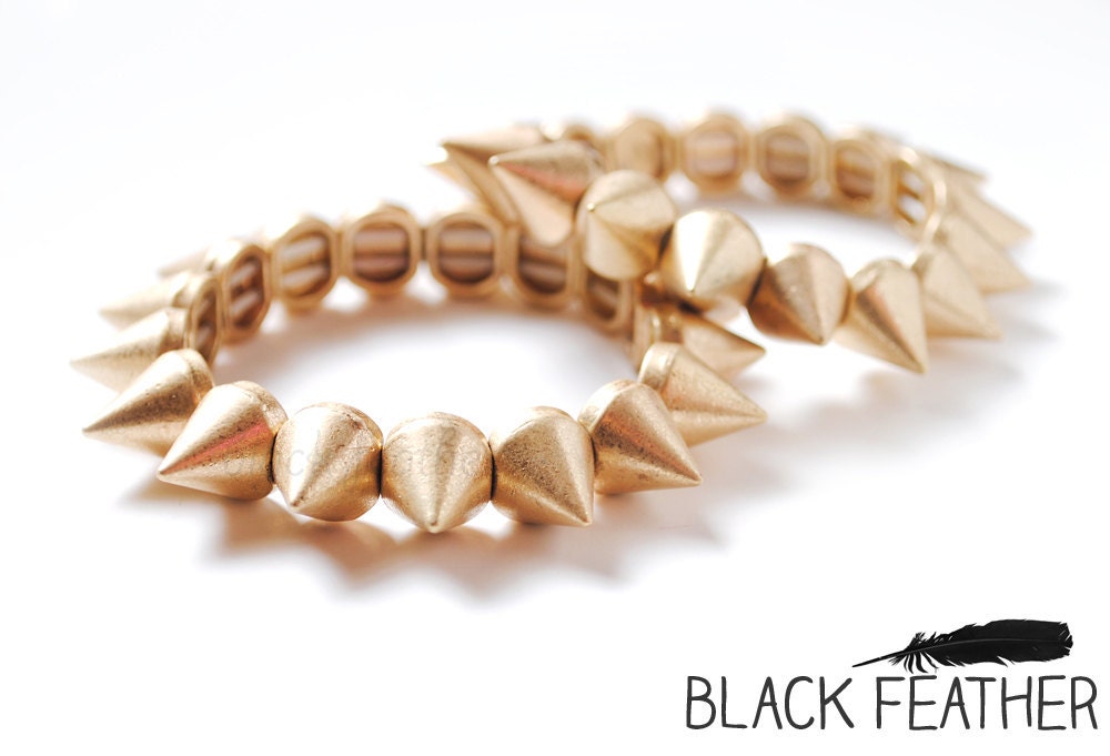 Spike Bracelet - Renegade Gold Spike Bracelet