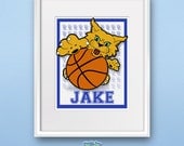 Baby Kentucky Wildcat Print Personalized nursery kids room LIMITED EDITION (Print Only)