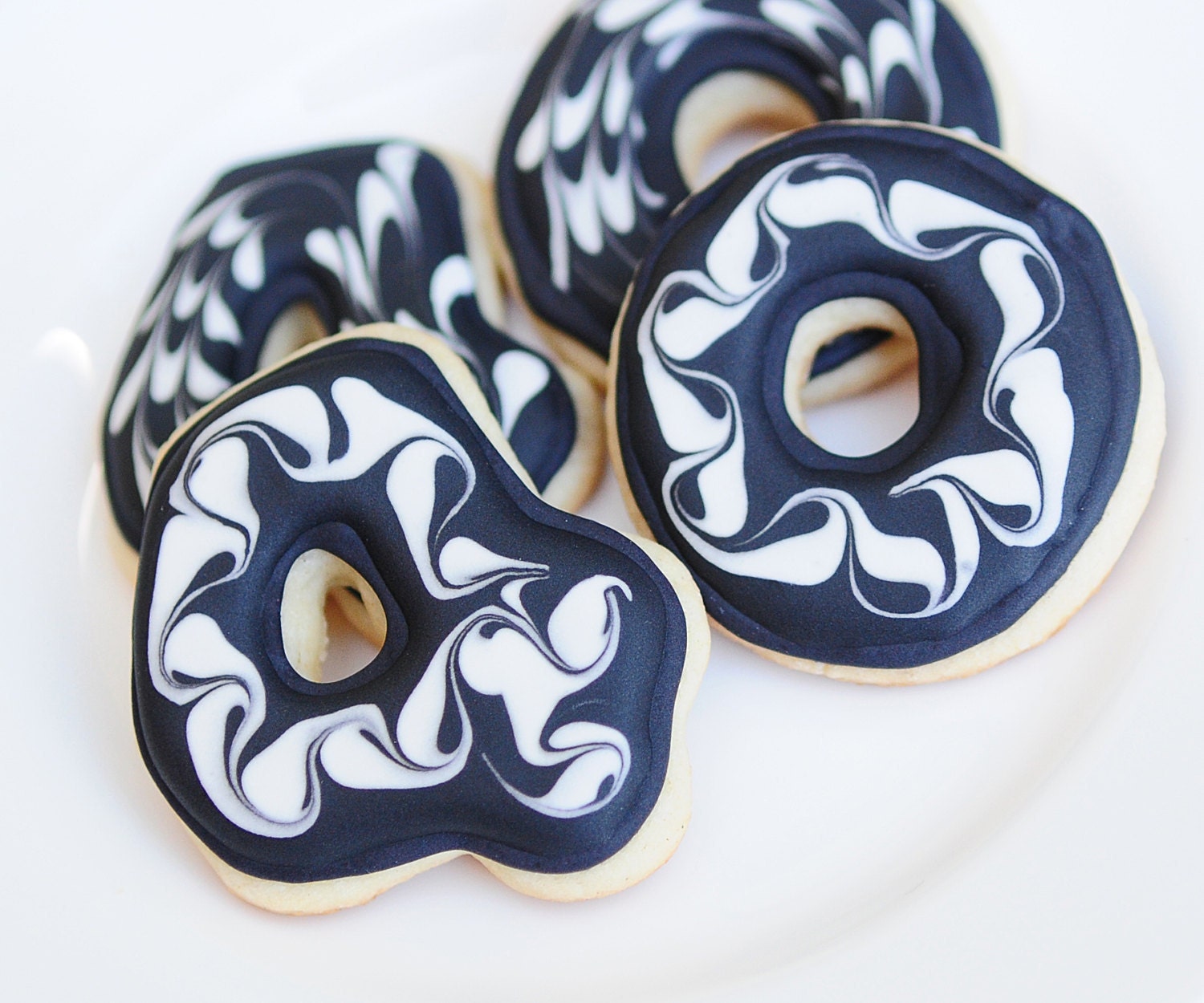 Mini 40th Birthday Over-the-Hill Sugar Cookies