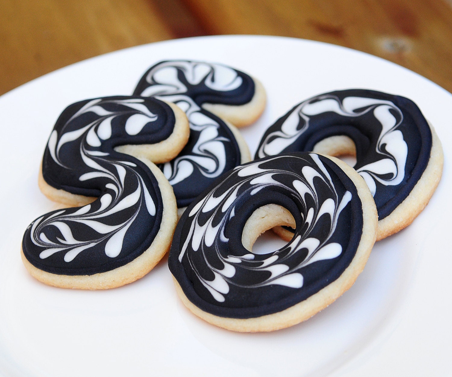Mini 50th Birthday Over-the-Hill Sugar Cookies
