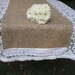 Rustic Wedding Decor Burlap Runner Burlap and Lace