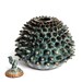 Stoneware Acorn Pot with Lid
