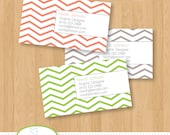 Slim Chevron Business Cards