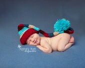Baby Boy Striped Elf Hat