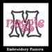 Applique Letter, Monogram Applique, Embroidery Font, Embroidery Applique, Letter Applique, Monogram Design, pes format and more (M10)