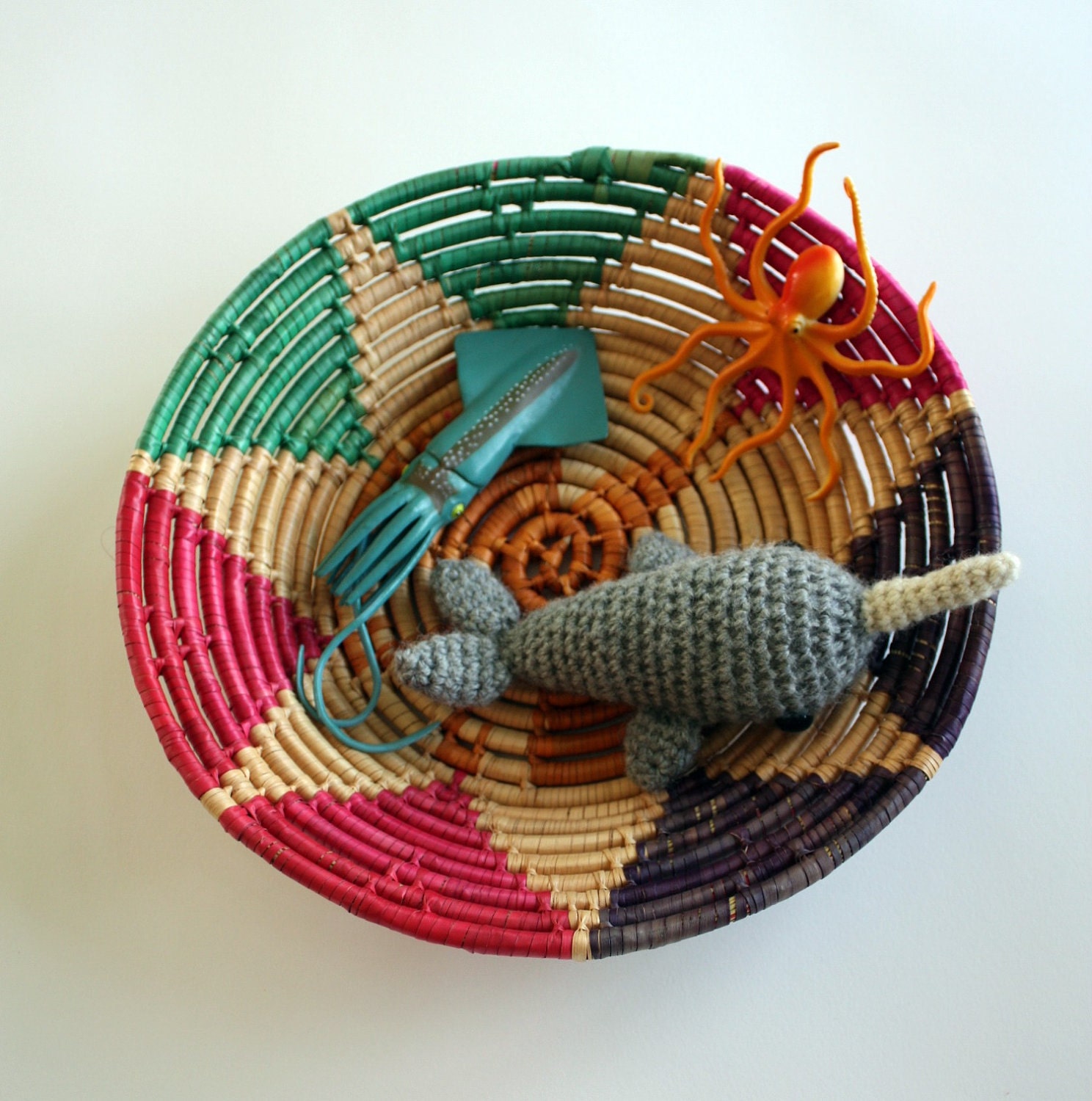 Vintage Mexican Style Basket