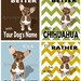 Chihuahua art print modern dog prints custom dog art 8x10 dog puppy pictures animal pet decor