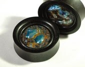 Black Ebony with Abalone Shell Inlay, Made to Order, Many Sizes Available