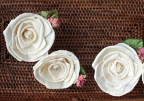 dried flowers wedding cake toppers