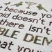Framed Cross Stitch Harry Dresden Quote - Proceeds go to Child's Play Charity