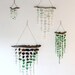 Sea Glass & Driftwood Mobile - Brown, Green, and Clear - Chevron